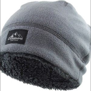 Fleece Beanie Sherpa Fleece Lined
